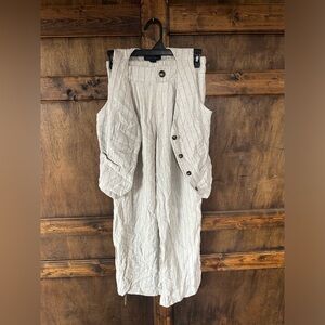 Women's Cream Pantsuit